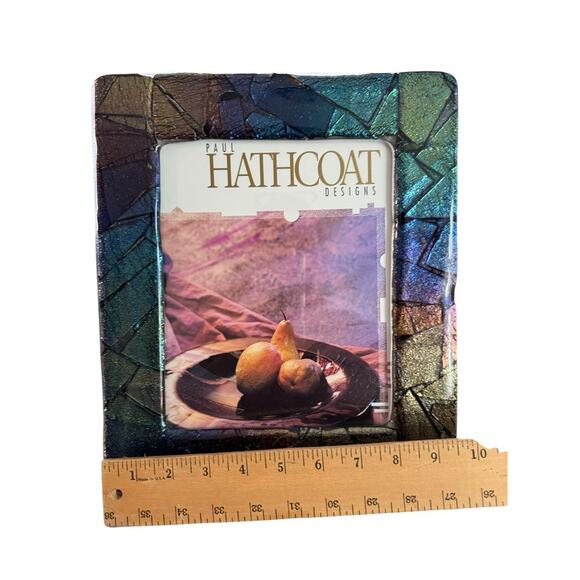 Paul Hathcoat Designs 8-10 fusted studio art photo frame - Picture 3 of 8